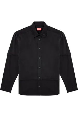 Diesel Herren, Shirts, Schwarzk, MGröße: