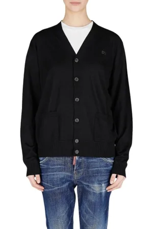 Dsquared2 Damen, Strickwaren, Schwarzk, XSGröße: