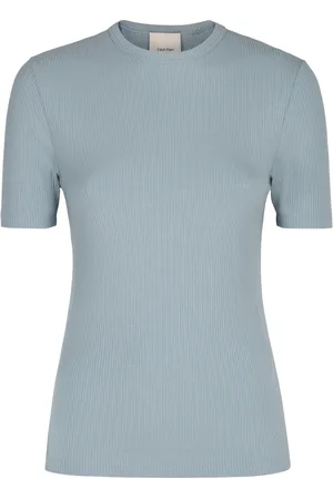 Calvin Klein Damen, Oberteile, Blau, MGröße: