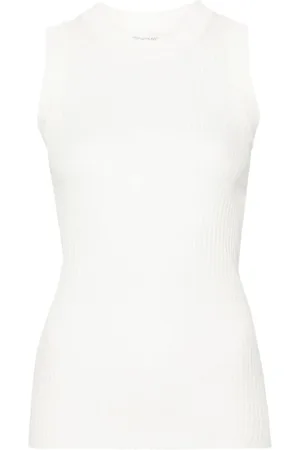 Sportmax Damen, Oberteile, Weiß, LGröße: