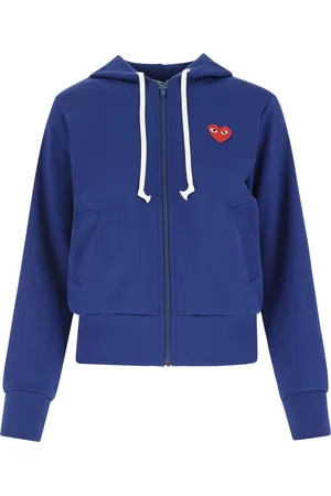 Comme des Garçons Damen, Sweatshirts & Hoodies, Blau, MGröße: