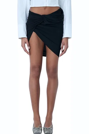 Jacquemus Damen, Röcke, Schwarzk, SGröße:
