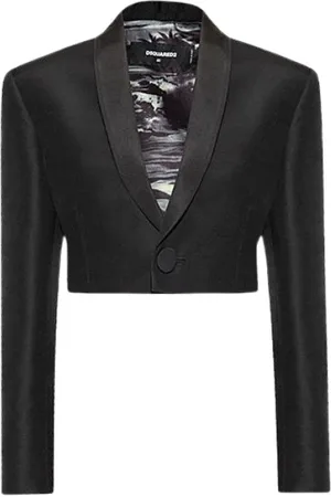 Dsquared2 Damen, Jacken, Schwarzk, XSGröße: