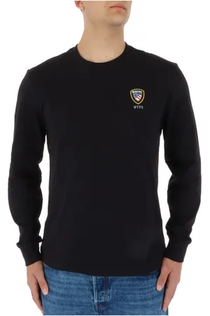 Blauer Herren, Oberteile, Schwarzk, 2XLGröße: