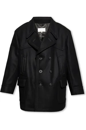 Maison Margiela Herren, Mäntel, Schwarzk, 2XSGröße: