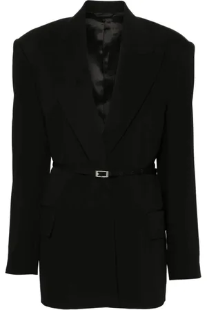 Acne Studios Damen, Jacken, Schwarzk, SGröße:
