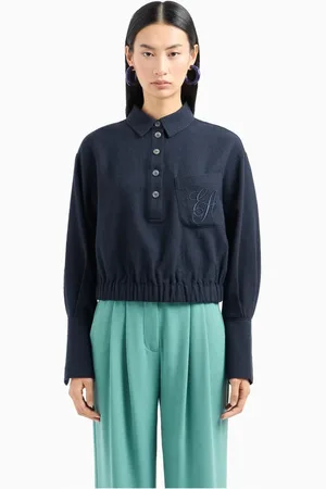 Emporio Armani Damen, Strickwaren, Blau, XSGröße: