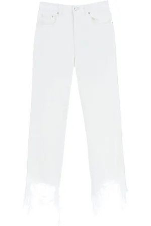 Stella McCartney Damen, Jeans, Weiß, W27Größe: