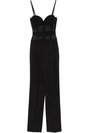 Elisabetta Franchi Damen, Jumpsuits & Playsuits, Schwarzk, MGröße: