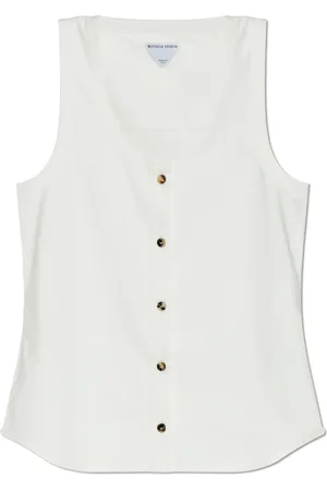 Bottega Veneta Damen, Oberteile, Weiß, SGröße: