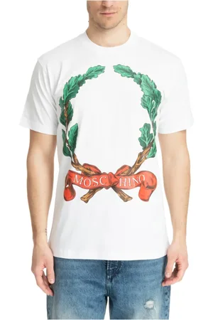 Moschino Herren, Oberteile, Weiß, MGröße: