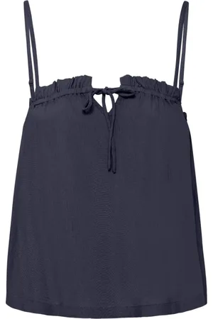Ichi Damen, Oberteile, Blau, MGröße:
