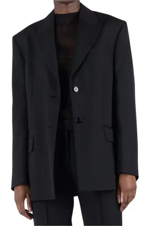 Acne Studios Damen, Jacken, Schwarzk, SGröße: