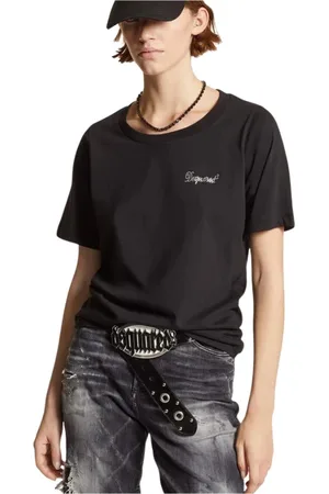 Dsquared2 Damen, Oberteile, Schwarzk, XSGröße: