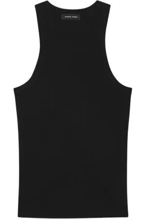 ANINE BING Damen, Oberteile, Schwarzk, SGröße: