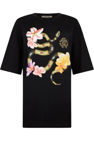 Roberto Cavalli Damen, Oberteile, Schwarzk, MGröße:
