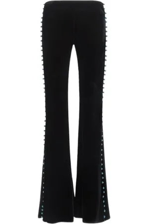 Roberto Cavalli Damen, Hosen, Schwarzk, MGröße: