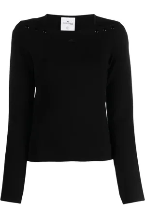 Courrèges Damen, Sweatshirts & Hoodies, Schwarzk, XSGröße: