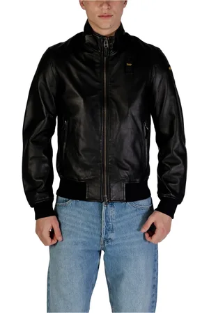 Blauer Herren, Jacken, Schwarzk, XLGröße: