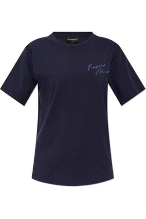 Emporio Armani Damen, Oberteile, Blau, MGröße: