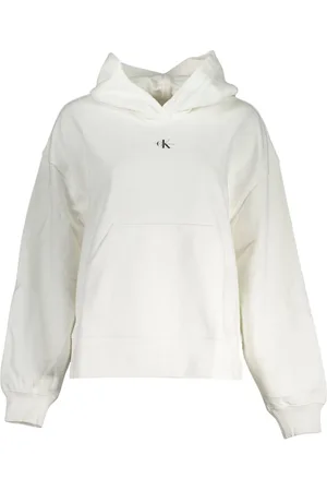 Calvin Klein Damen, Sweatshirts & Hoodies, Weiß, MGröße: