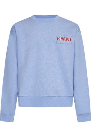 Marni Herren, Sweatshirts & Hoodies, Blau, LGröße: