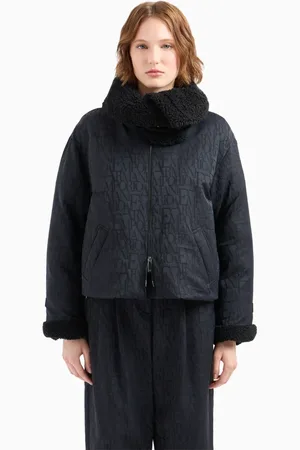 Emporio Armani Damen, Jacken, Schwarzk, MGröße: