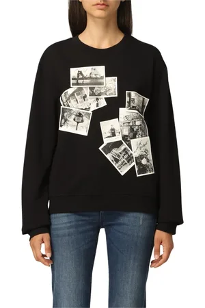 Moschino Damen, Sweatshirts & Hoodies, Schwarzk, XLGröße: