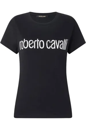 Roberto Cavalli Damen, Oberteile, Schwarzk, SGröße: