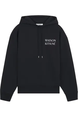 Maison Kitsuné Herren, Sweatshirts & Hoodies, Schwarzk, MGröße: