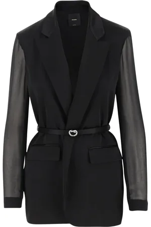 Pinko Damen, Jacken, Schwarzk, SGröße: