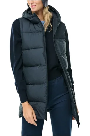ECOALF Damen, Jacken, Schwarzk, LGröße: