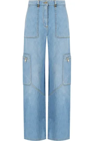 Elisabetta Franchi Damen, Jeans, Blau, W28Größe: