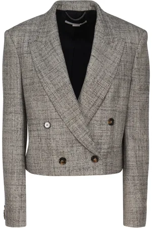Stella McCartney Damen, Jacken, Grau, 2XSGröße: