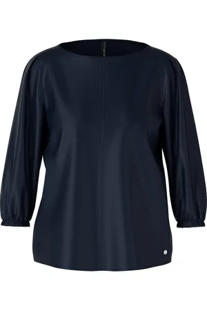 Marc Cain Damen, Blusen & Hemden, Blau, LGröße: