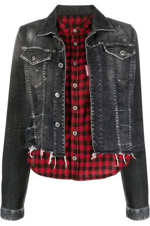 Dsquared2 Damen, Jacken, Schwarzk, SGröße: