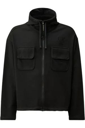 C.P. Company Herren, Sweatshirts & Hoodies, Schwarzk, XLGröße: