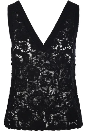 P.A.R.O.S.H. Damen, Oberteile, Schwarzk, SGröße: