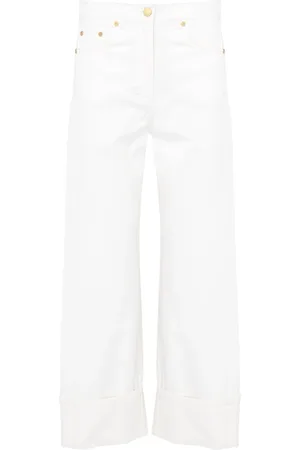 Max Mara Damen, Jeans, Weiß, LGröße: