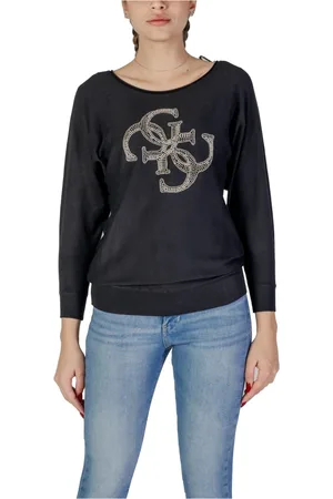Guess Damen, Sweatshirts & Hoodies, Schwarzk, XSGröße: