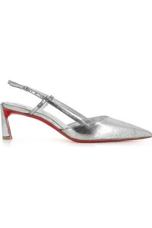 Christian Louboutin Damen, Schuhe, Grau, 40 EUGröße: