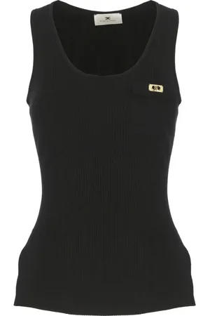 Elisabetta Franchi Damen, Oberteile, Schwarzk, LGröße: