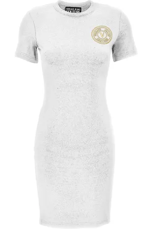 VERSACE Damen, Kleider, Weiß, MGröße: