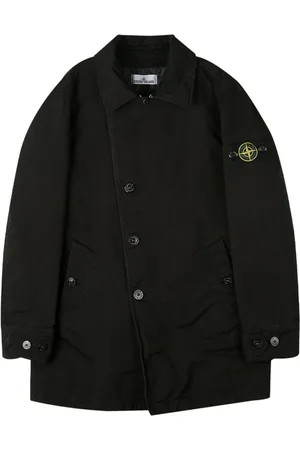 Stone Island Herren, Mäntel, Schwarzk, LGröße:
