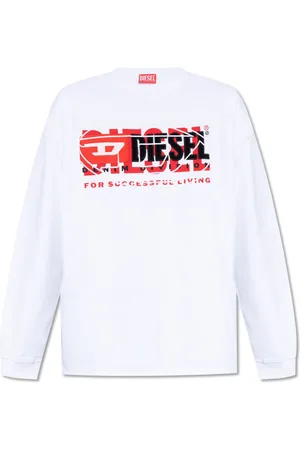 Diesel Herren, Sweatshirts & Hoodies, Weiß, XLGröße: