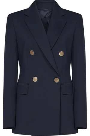 Max Mara Damen, Jacken, Blau, LGröße: