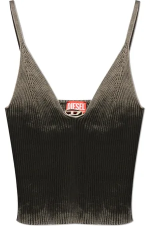 Diesel Damen, Oberteile, Schwarzk, MGröße: