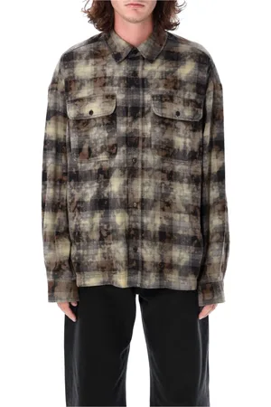 Palm Angels Herren, Shirts, Grau, LGröße: