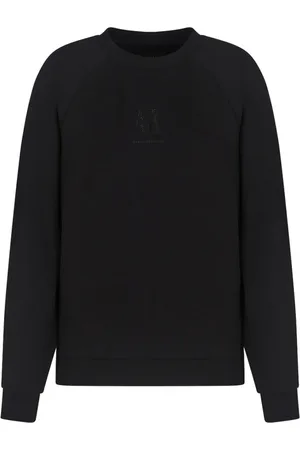 Armani Exchange Damen, Sweatshirts & Hoodies, Schwarzk, MGröße: