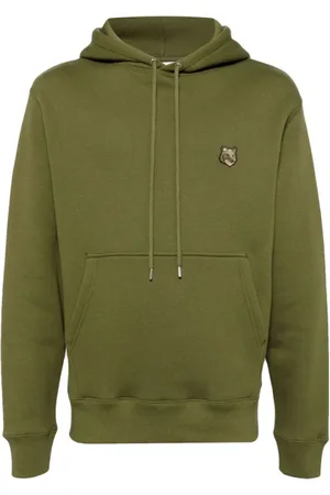 Maison Kitsuné Herren, Sweatshirts & Hoodies, Grün, MGröße: